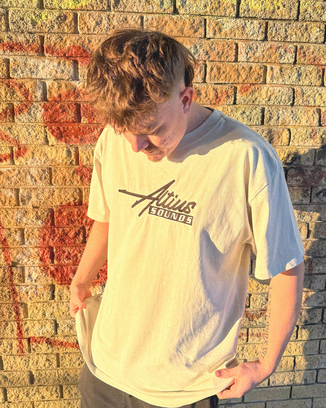 OG Altius Sounds Faded White T-shirt